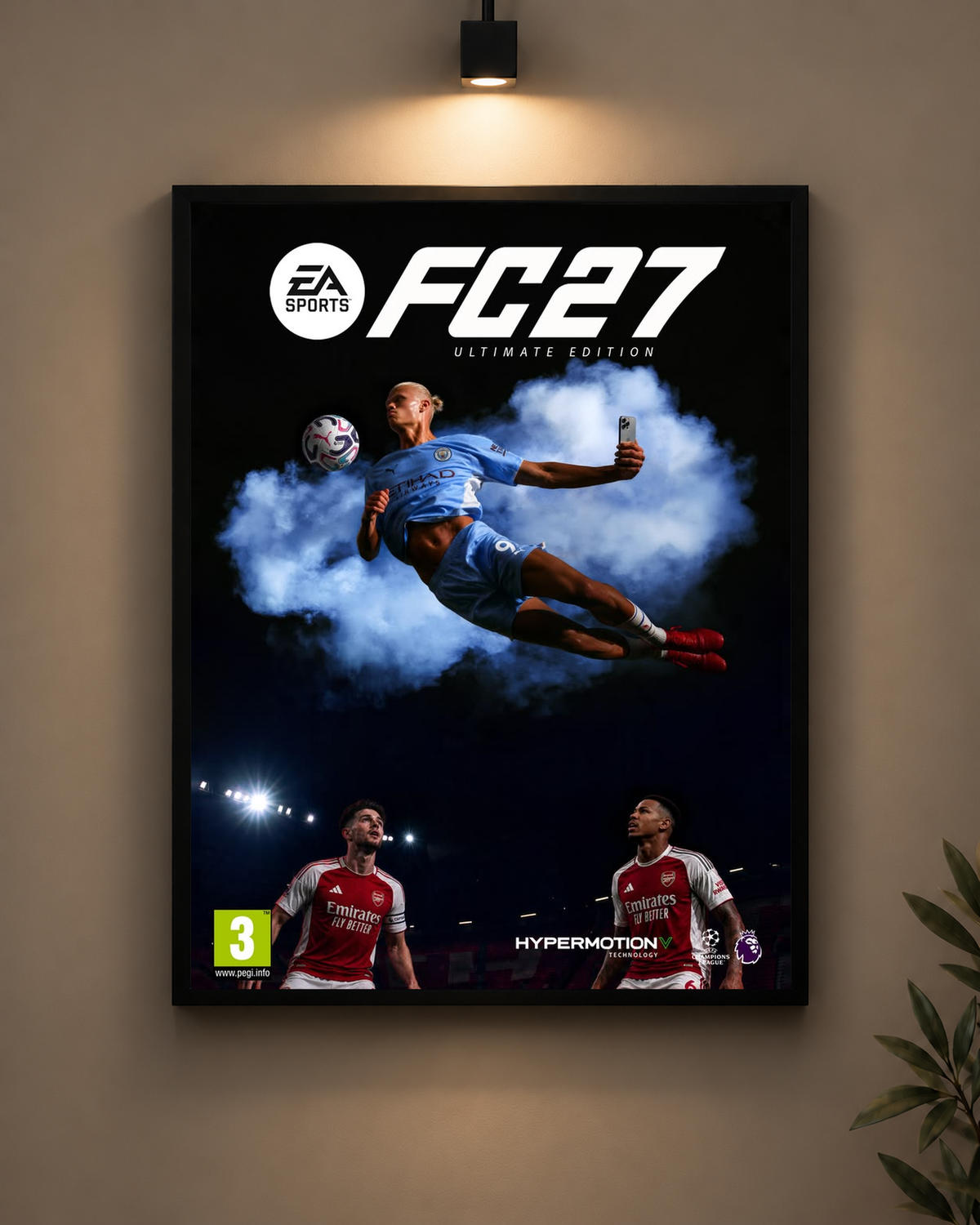 FC27 Ultimate Edition Concept Frame in black frame - PrintIt
