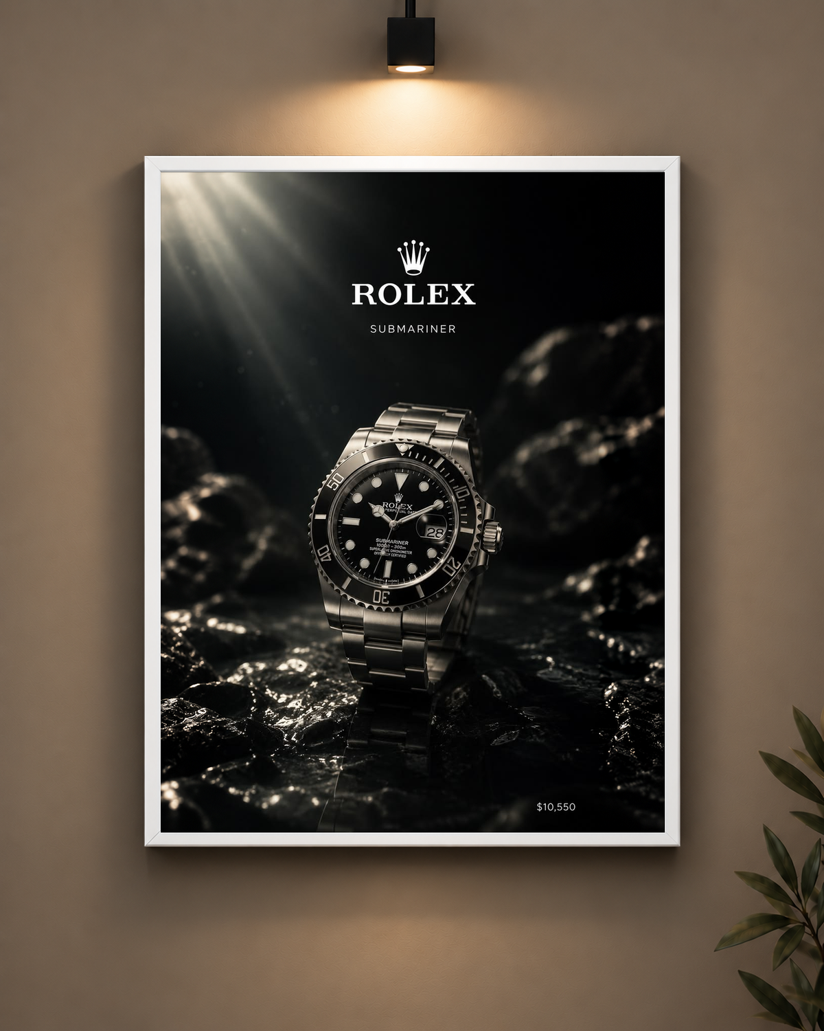Rolex Submariner Frame in black frame - PrintIt