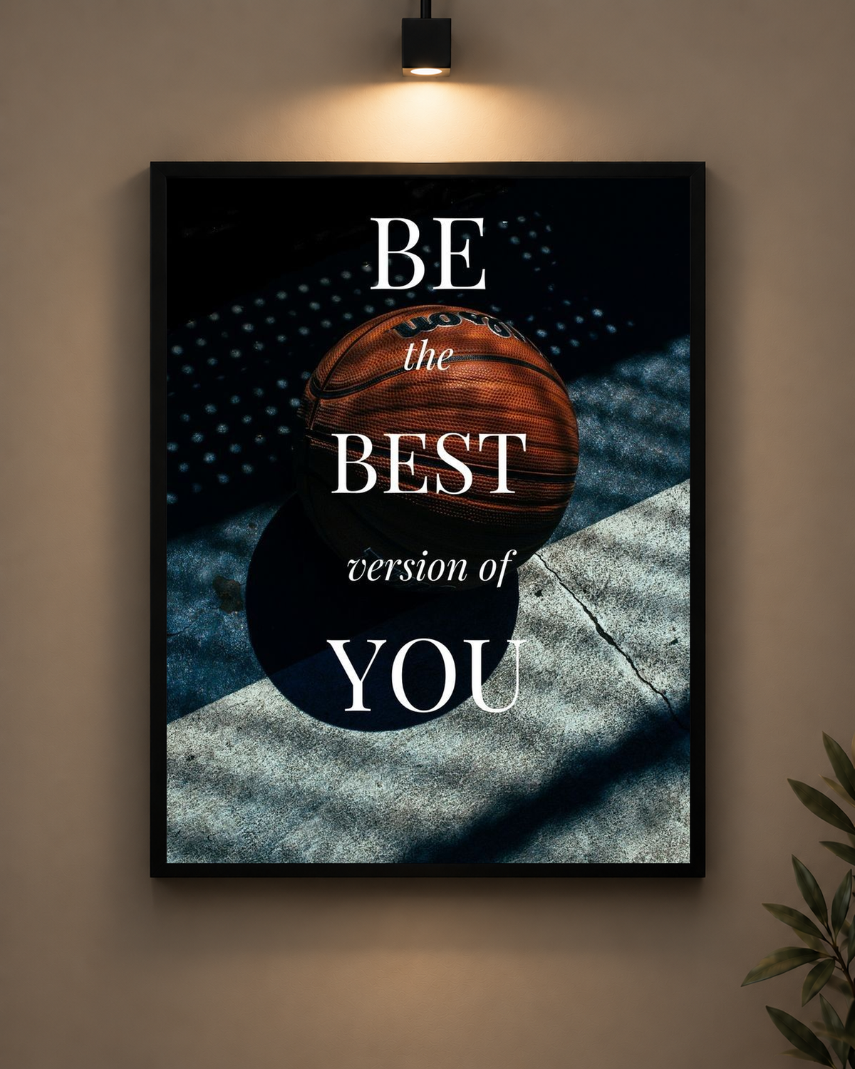 Be the Best Version of You Frame in black frame - PrintIt