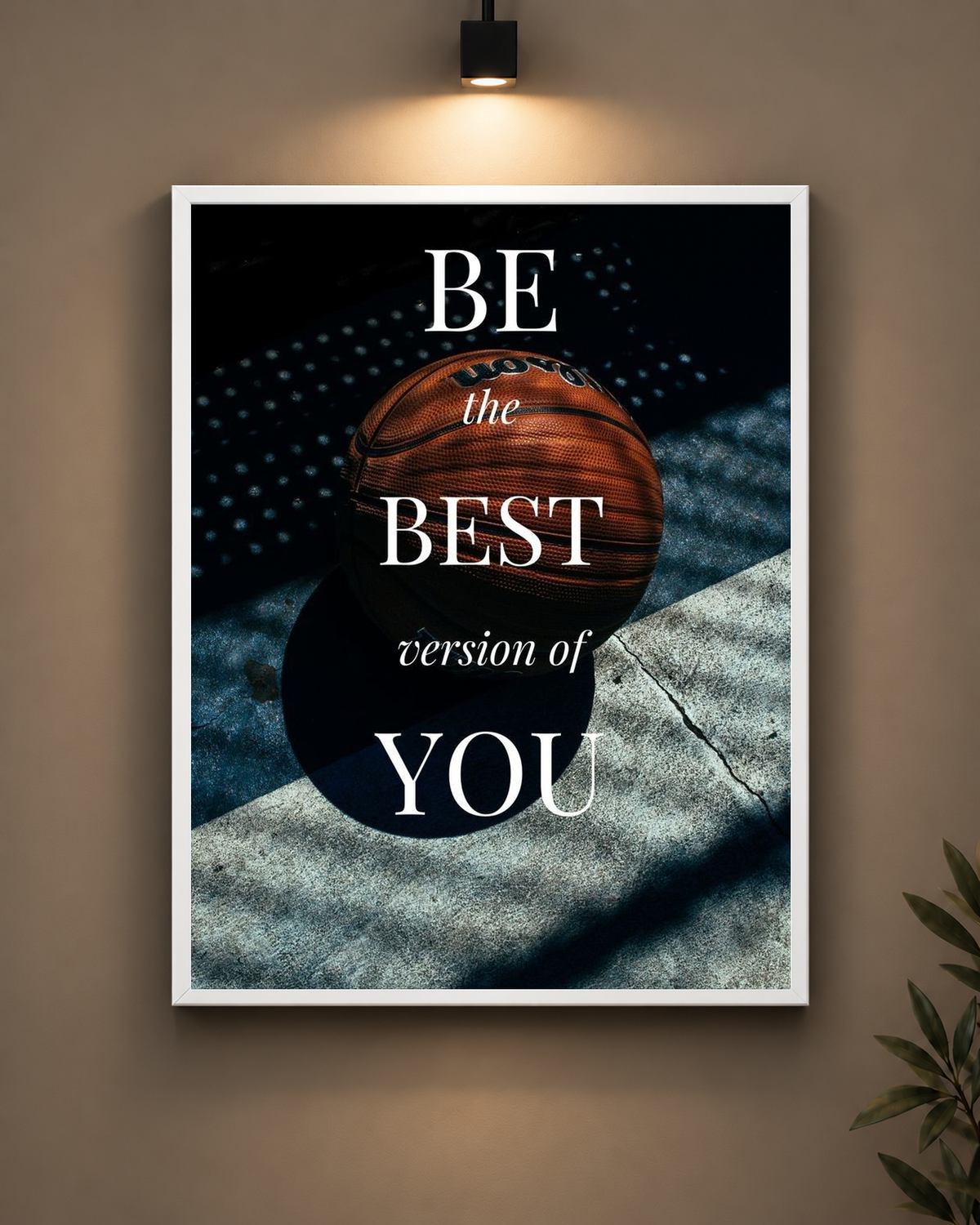 Be the Best Version of You Frame in black frame - PrintIt