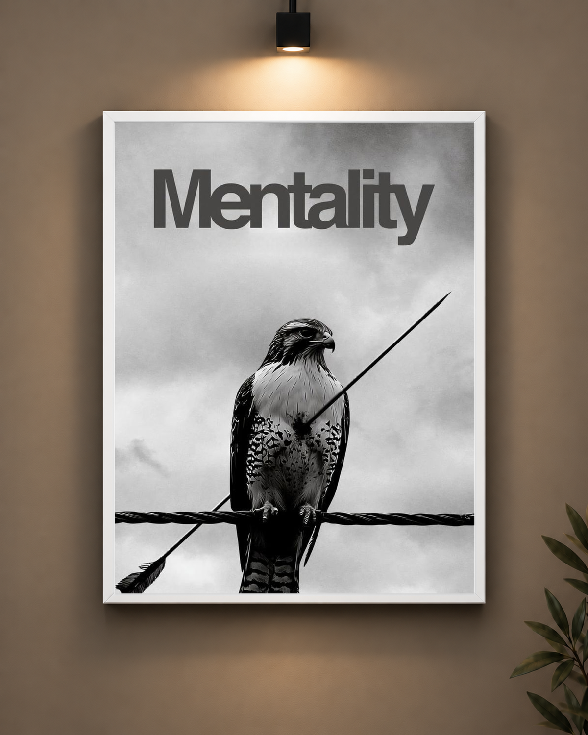 Mentality Frame in black frame - PrintIt