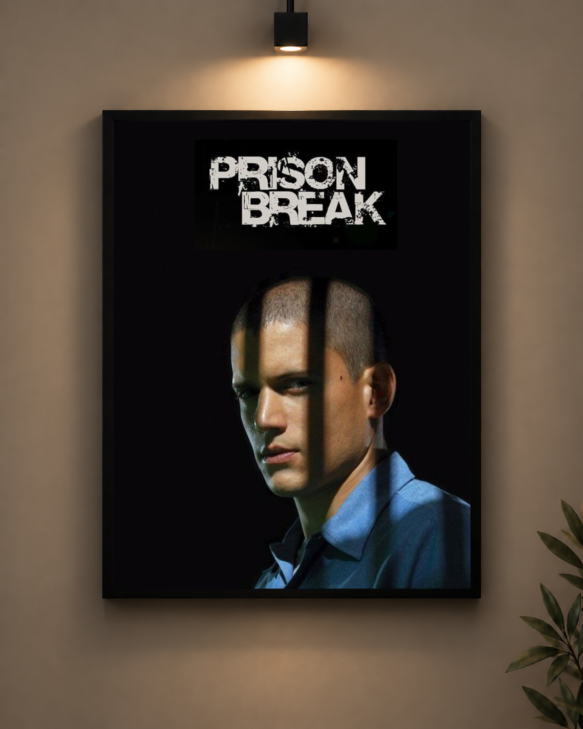 Prison Break Michael Scofield Frame in black frame - PrintIt