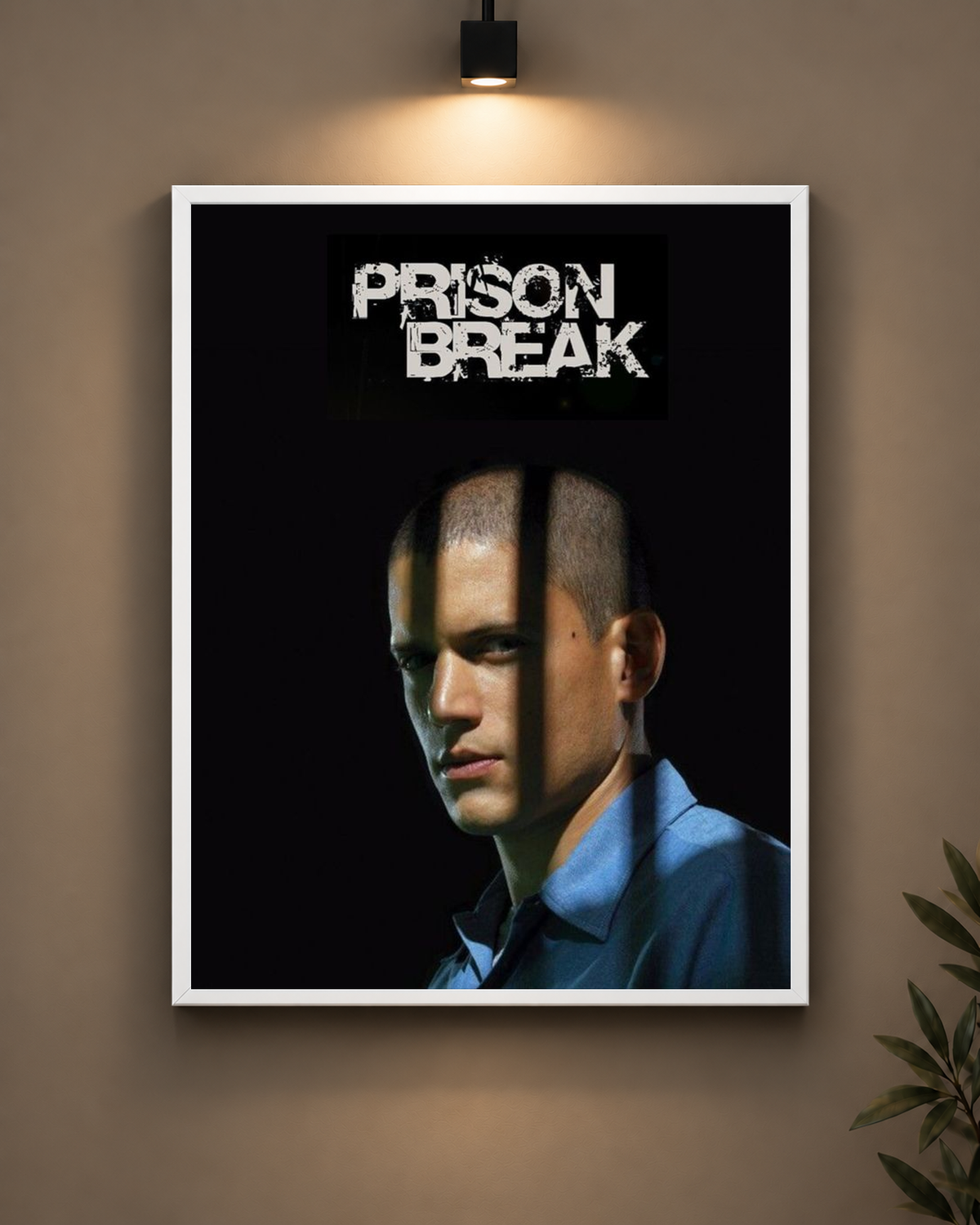 Prison Break Michael Scofield Frame in black frame - PrintIt