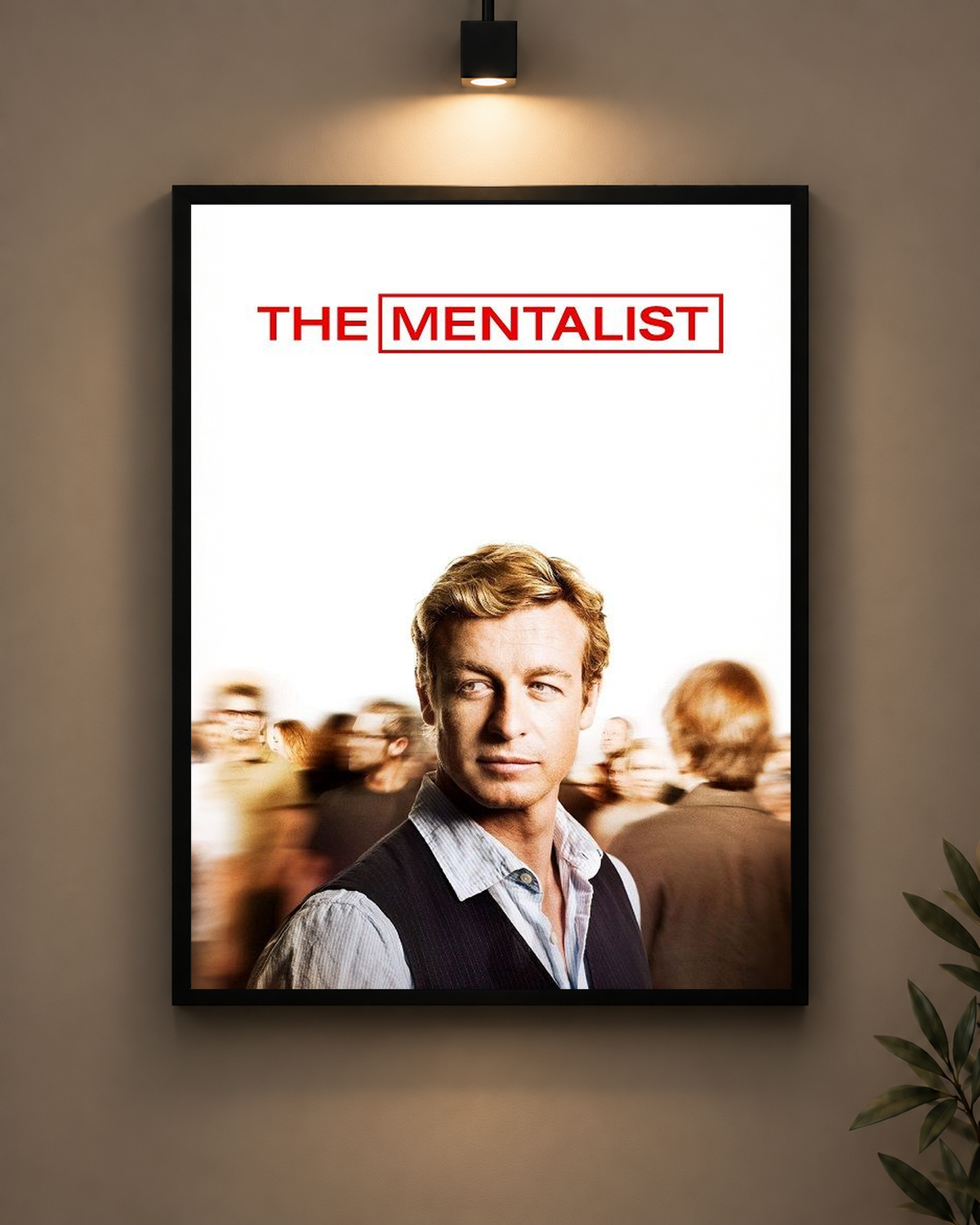The Mentalist Frame in black frame - PrintIt
