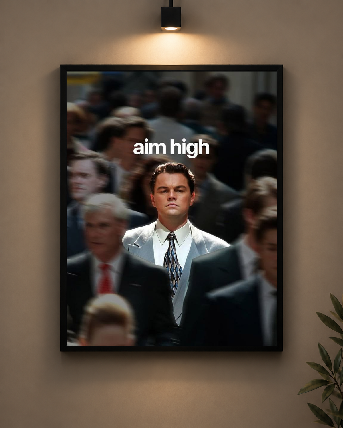Aim High Movie Scene Frame in black frame - PrintIt
